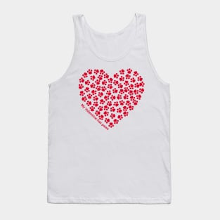 My Valentine has Paws Tank Top